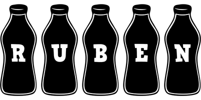 Ruben bottle logo
