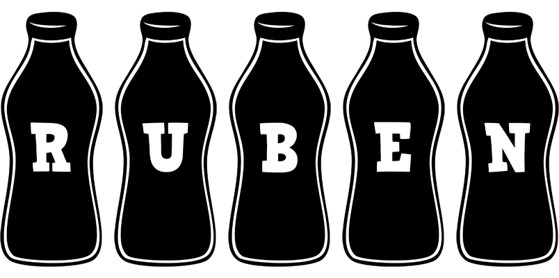 Ruben bottle logo