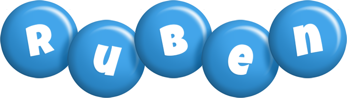 Ruben candy-blue logo
