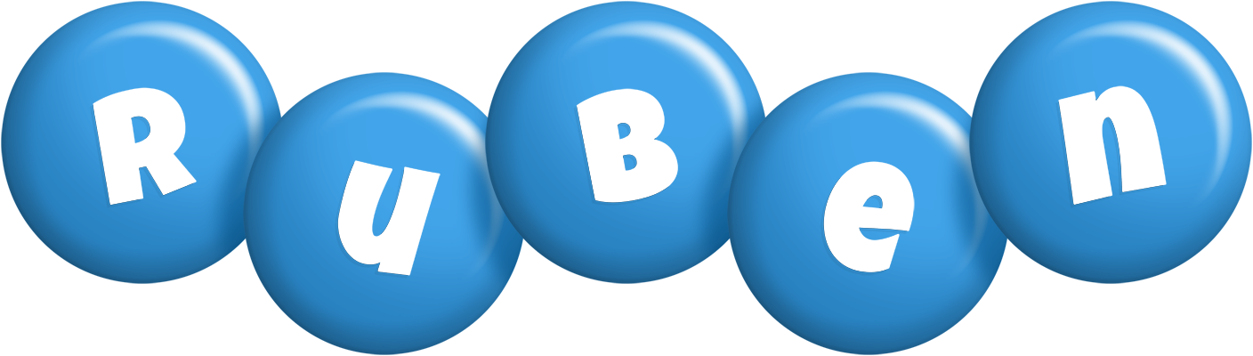 Ruben candy-blue logo