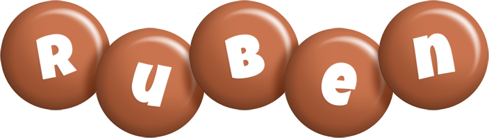 Ruben candy-brown logo