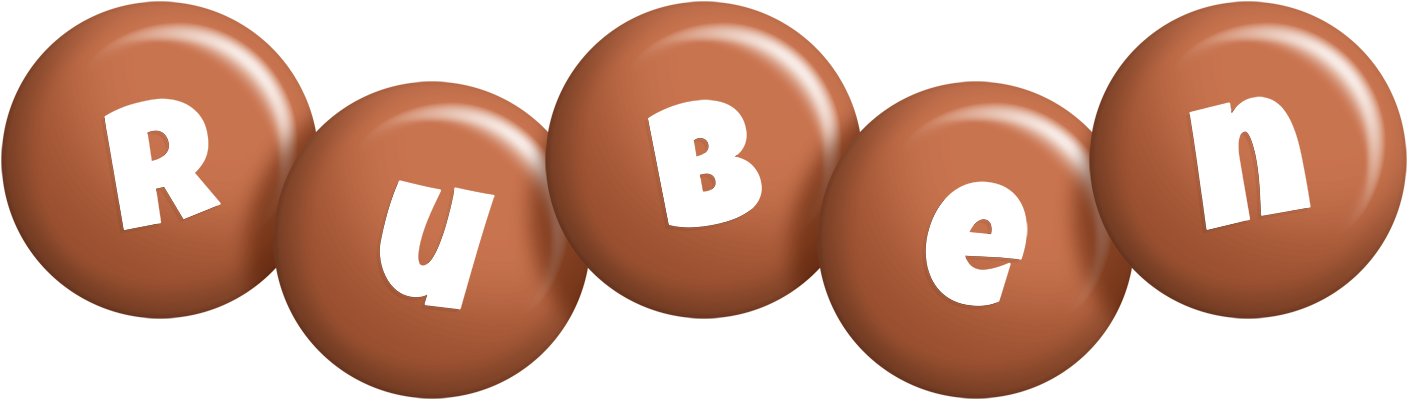Ruben candy-brown logo