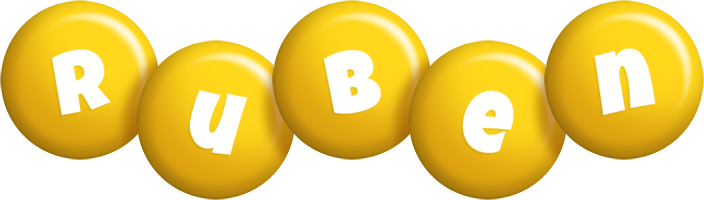 Ruben candy-yellow logo