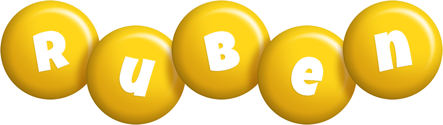 Ruben candy-yellow logo