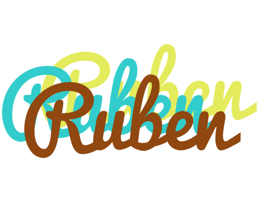 Ruben cupcake logo