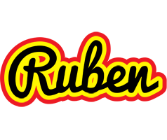 Ruben flaming logo