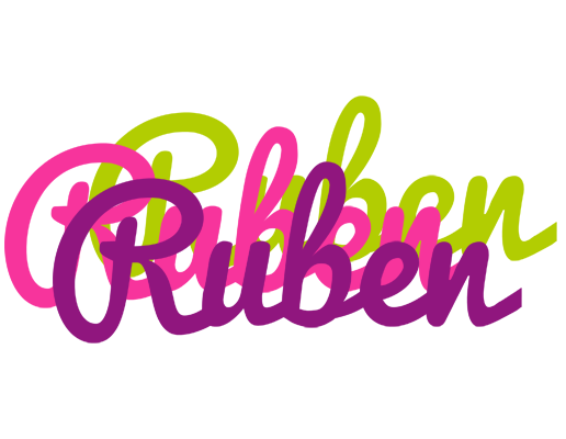 Ruben flowers logo