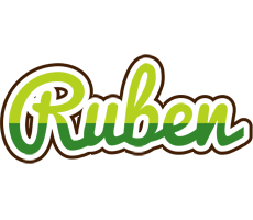 Ruben golfing logo