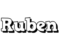 Ruben snowing logo