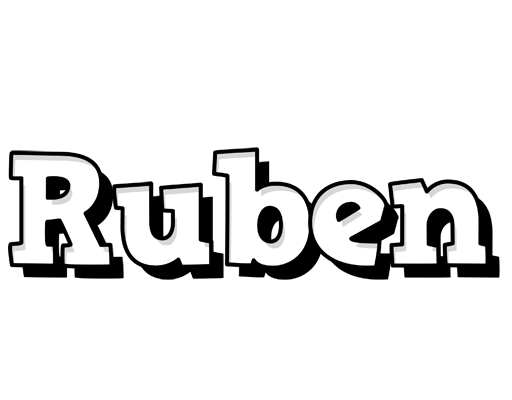 Ruben snowing logo