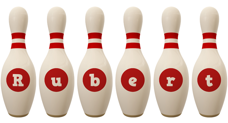 Rubert bowling-pin logo