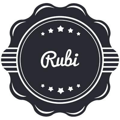 Rubi badge logo
