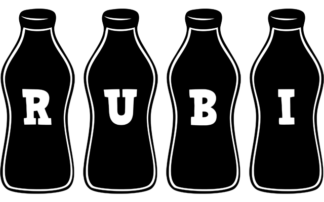 Rubi bottle logo