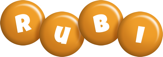 Rubi candy-orange logo