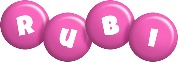 Rubi candy-pink logo