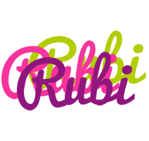 Rubi flowers logo