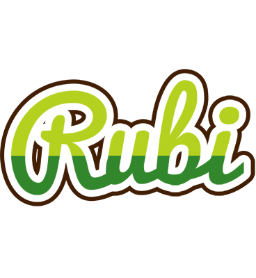 Rubi golfing logo