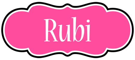 Rubi invitation logo