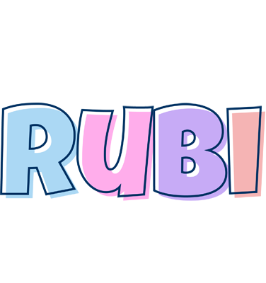 Rubi pastel logo