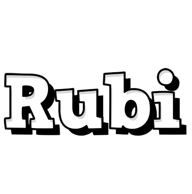 Rubi snowing logo
