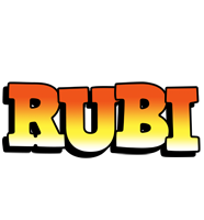Rubi sunset logo