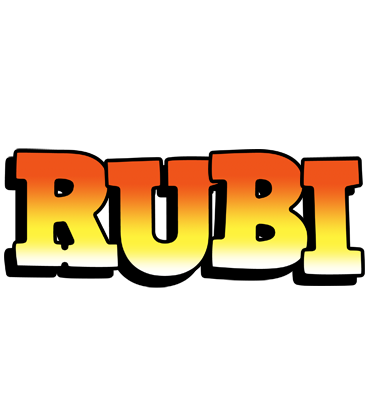 Rubi sunset logo