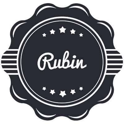 Rubin badge logo