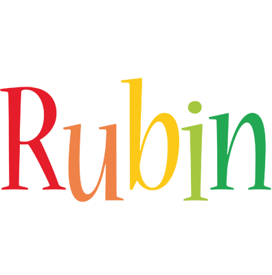Rubin birthday logo