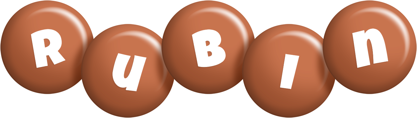 Rubin candy-brown logo