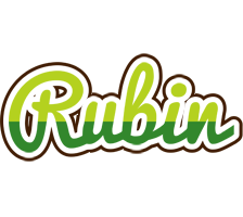 Rubin golfing logo