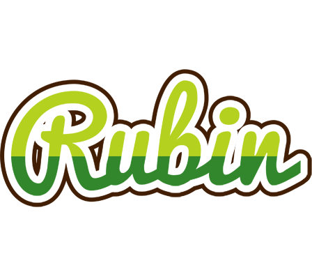 Rubin golfing logo