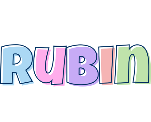 Rubin pastel logo