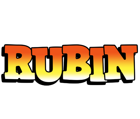 Rubin sunset logo