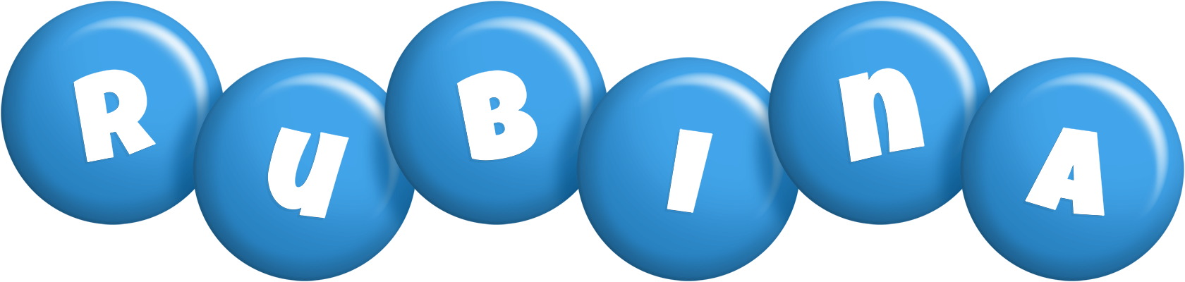 Rubina candy-blue logo