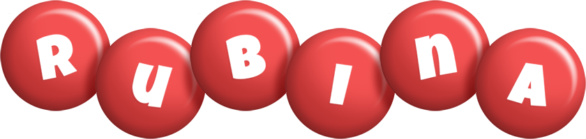 Rubina candy-red logo