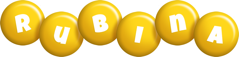 Rubina candy-yellow logo