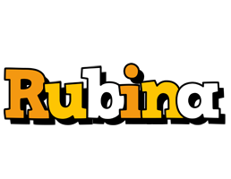 Rubina cartoon logo