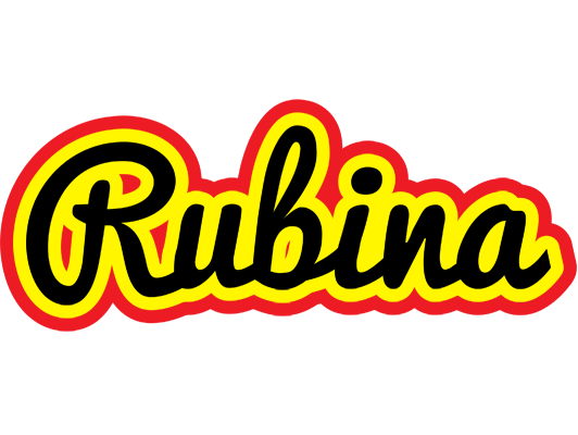 Rubina flaming logo