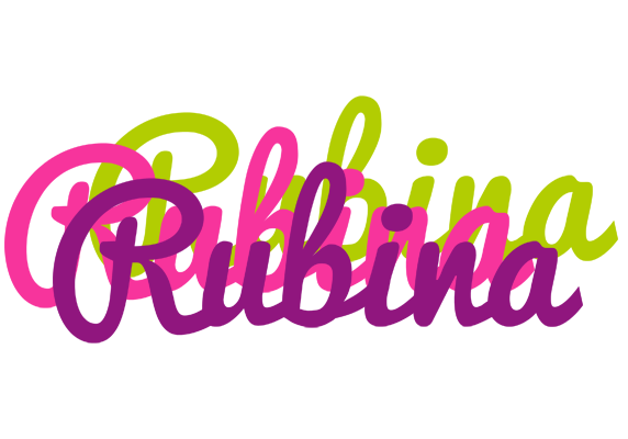 Rubina flowers logo