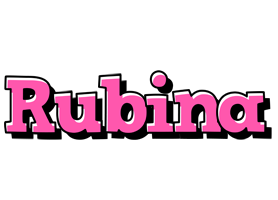 Rubina girlish logo