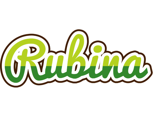 Rubina golfing logo