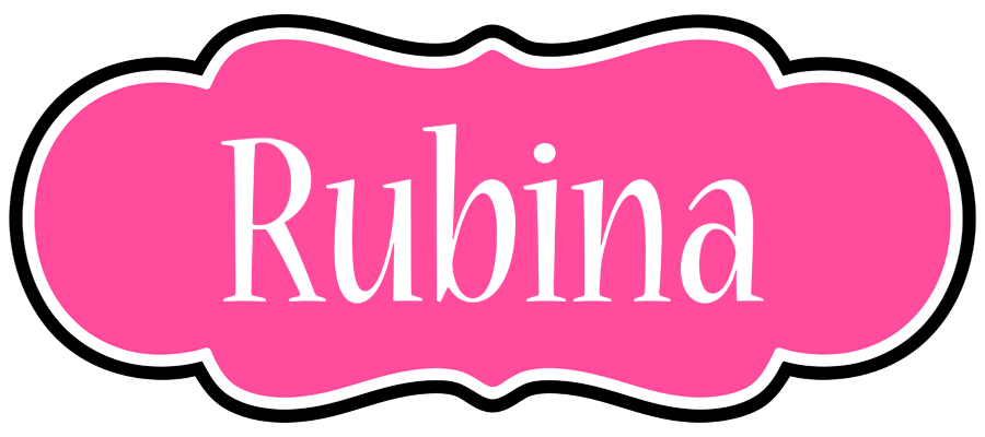 Rubina invitation logo