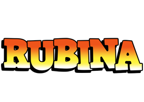 Rubina sunset logo