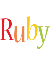 Ruby birthday logo