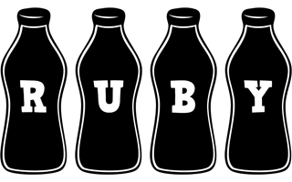 Ruby bottle logo