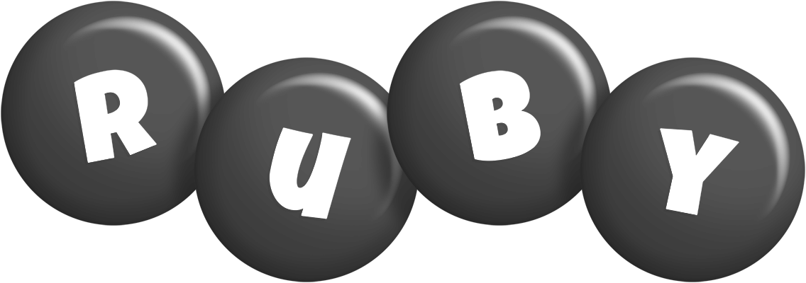 Ruby candy-black logo
