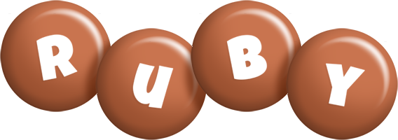 Ruby candy-brown logo