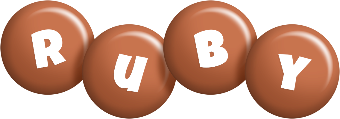 Ruby candy-brown logo