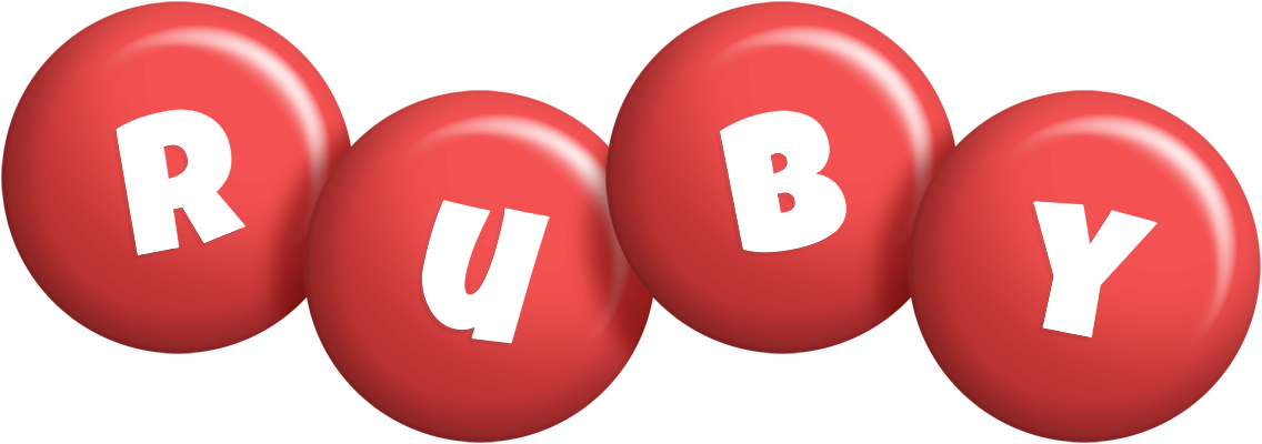 Ruby candy-red logo