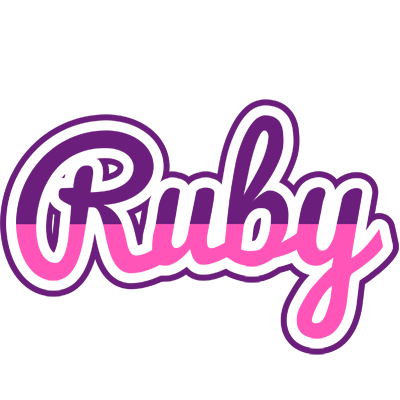 Ruby cheerful logo